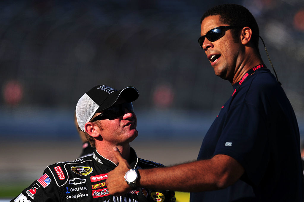Cleveland Cavaliers legend Brad Daugherty (right) has been involved with NASCAR for over 20 years.