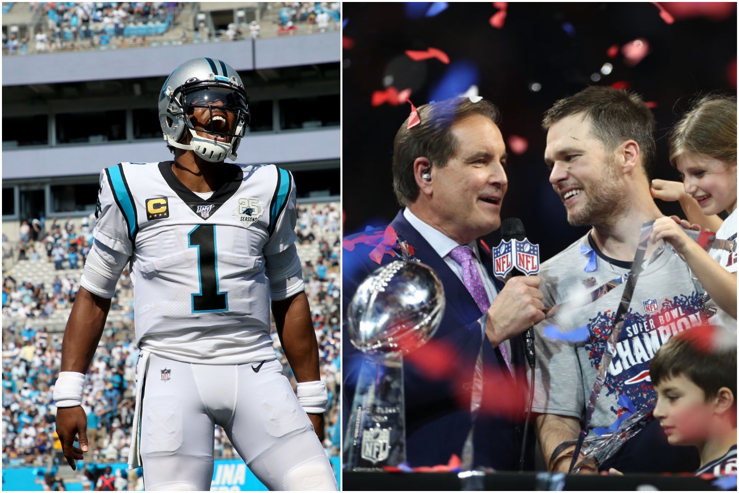 Cam Newton has more kids than Tom Brady has Super Bowl rings.