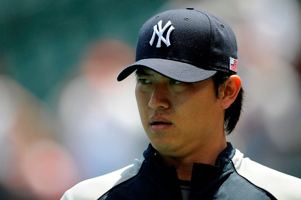 Former New York Yankees starting pitcher Chien-Ming Wang surely wishes the league had a universal DH when he played. Wang suffered a career-altering injury running the bases in 2008.
