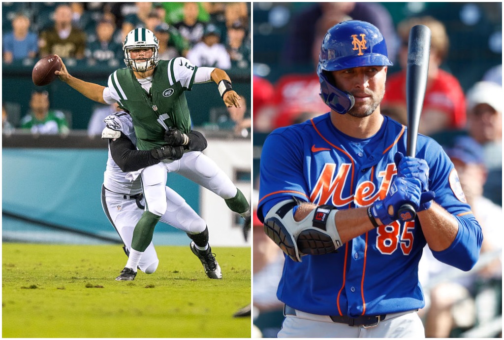 Christian Hackenberg will join Tim Tebow in going from an NFL draft bust to a baseball hopeful.