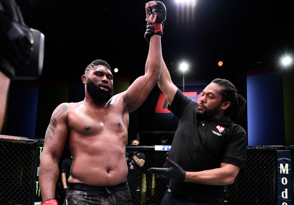 Curtis Blaydes didn't exactly ragdoll his opponent, but he still earned $180,000 on Saturday night.