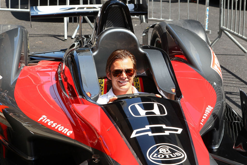 British driver Dan Wheldon won a pair of Indianapolis 500 championships. | Jeffrey Ufberg/WireImage