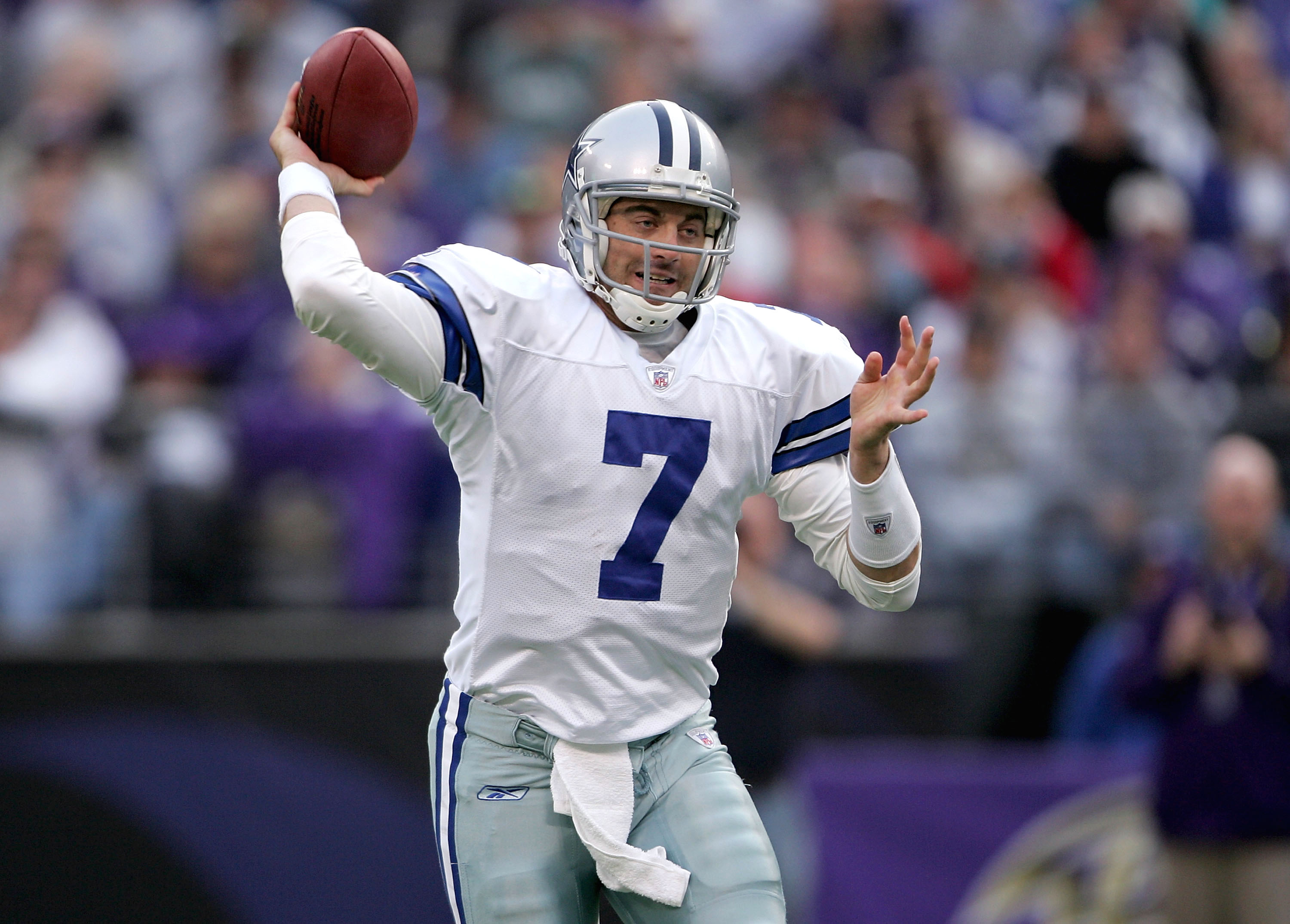 Drew Henson's path to a starting job with the Dallas Cowboys was blocked by Tony Romo. | Doug Pensinger/Getty Images