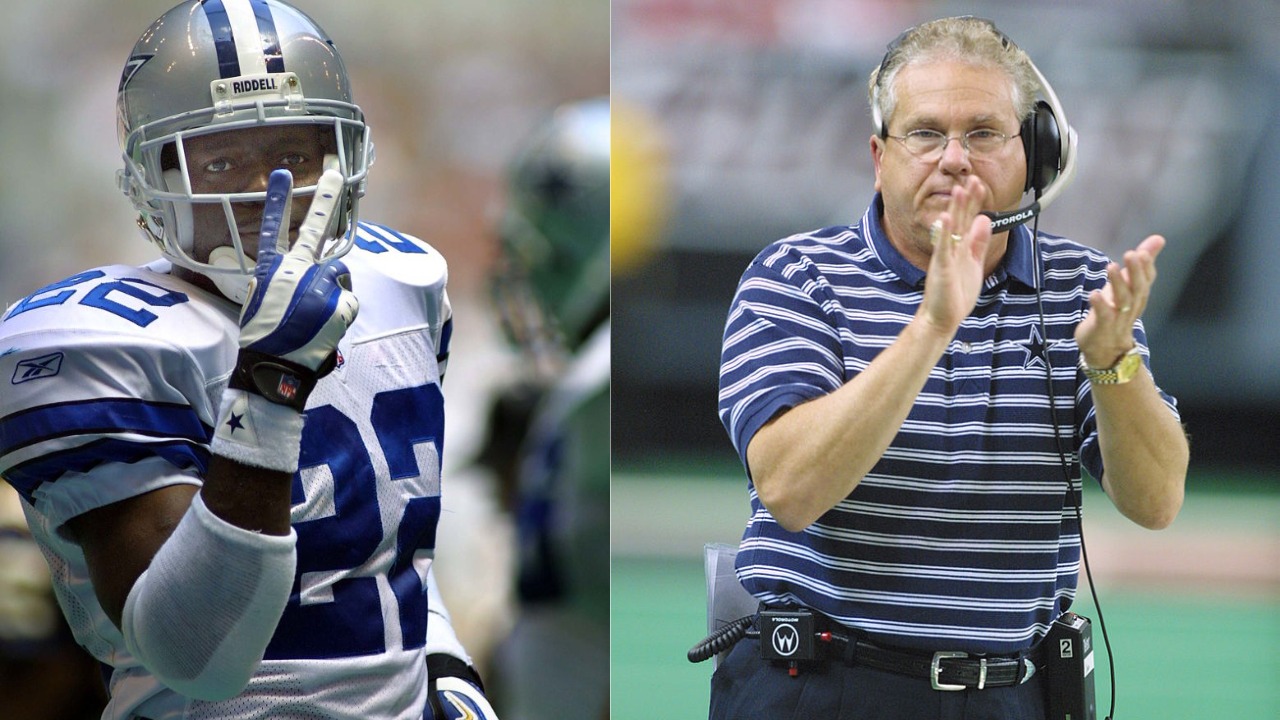 A media-related misunderstanding involving Cowboys legend Emmitt Smith (L) and coach Dave Campo helped speed up Smith's eventual departure.