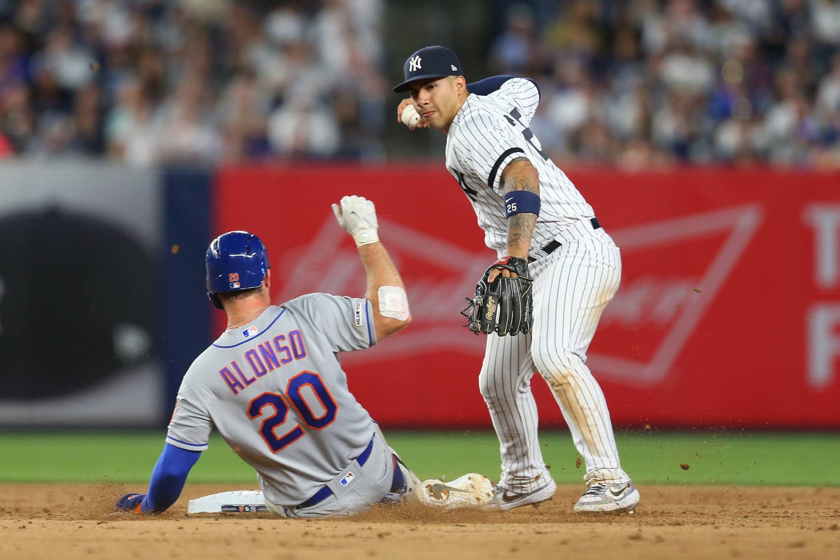 Gleyber Torres and the New York Yankees are expected to play Pete Alonso's New York Mets six times in 2020. Could the 2020 MLB season create more interleague rivalries?