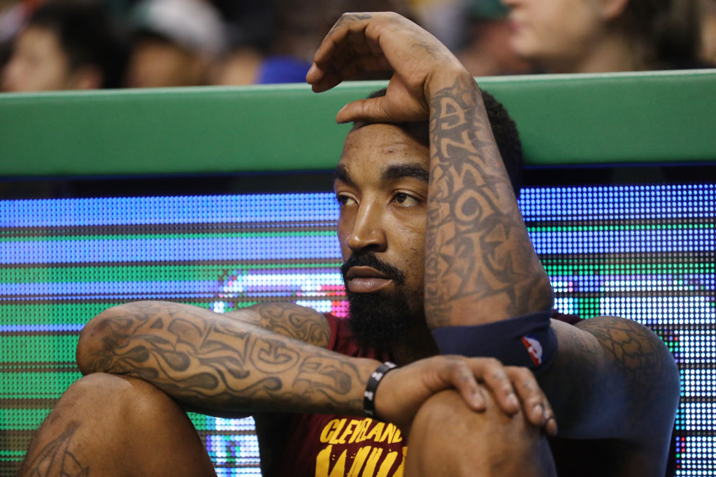 J.R. Smith certainly has had an up-and-down career in the NBA. The league actually once fined him $25,000 for an inappropriate photo.
