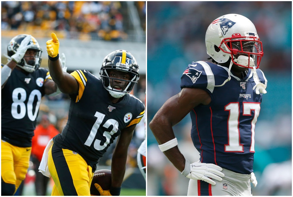 James Washington and Antonio Brown have much different ideas of how to stay in shape during the NFL offseason.