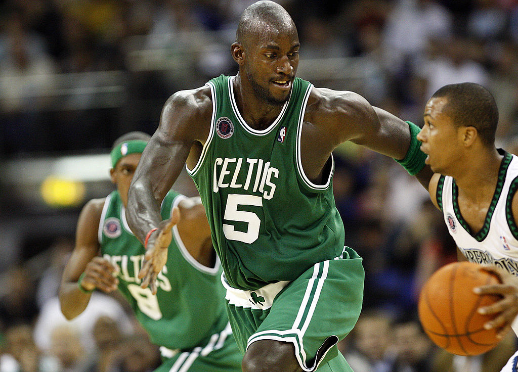 Kevin Garnett of the Boston Celtics