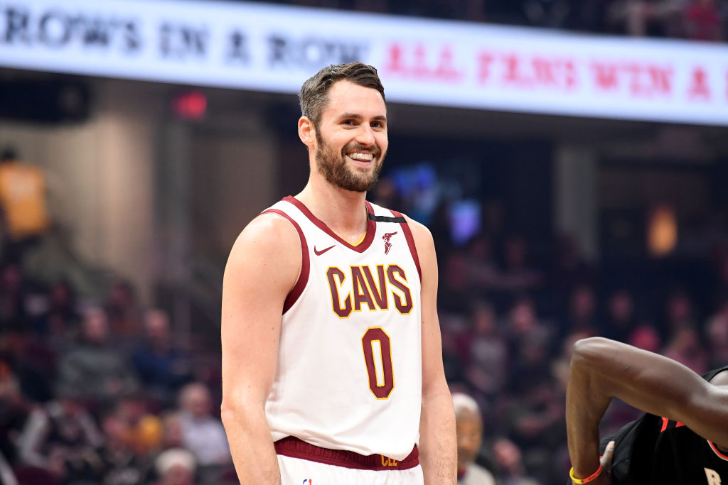 Kevin Love of the Cleveland Cavaliers