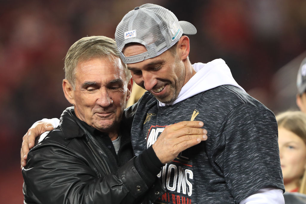 Kyle Shanahan isn't worth anywhere near as much as his father, Mike.