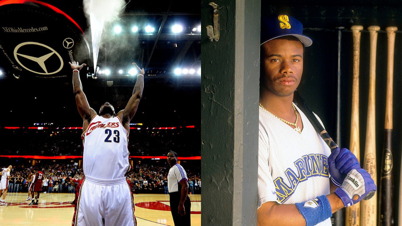 LeBron James and Ken Griffey Jr. are two of the greatest athletes of all-time. Their career paths are actually pretty similar.