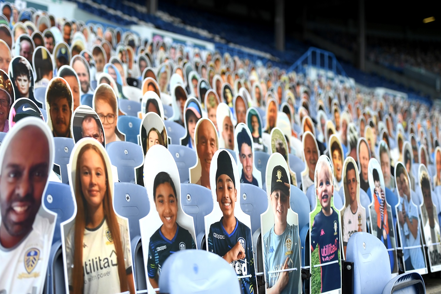 Leeds United cardboard cutouts