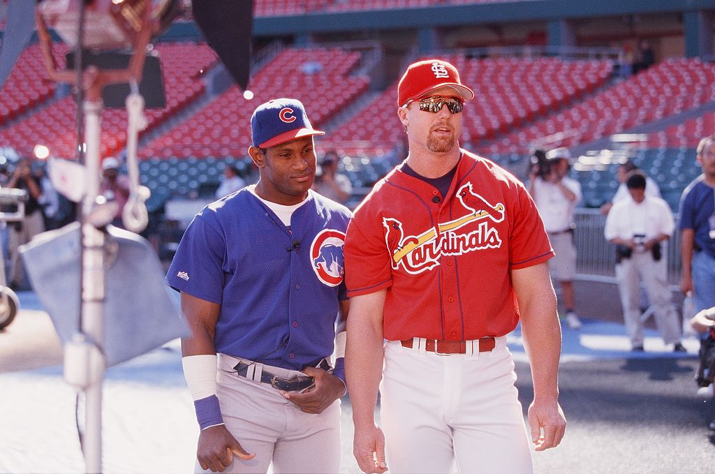 Baseball In Pics on X: Mark McGwire and Sammy Sosa amidst the home run  chase, 1998  / X