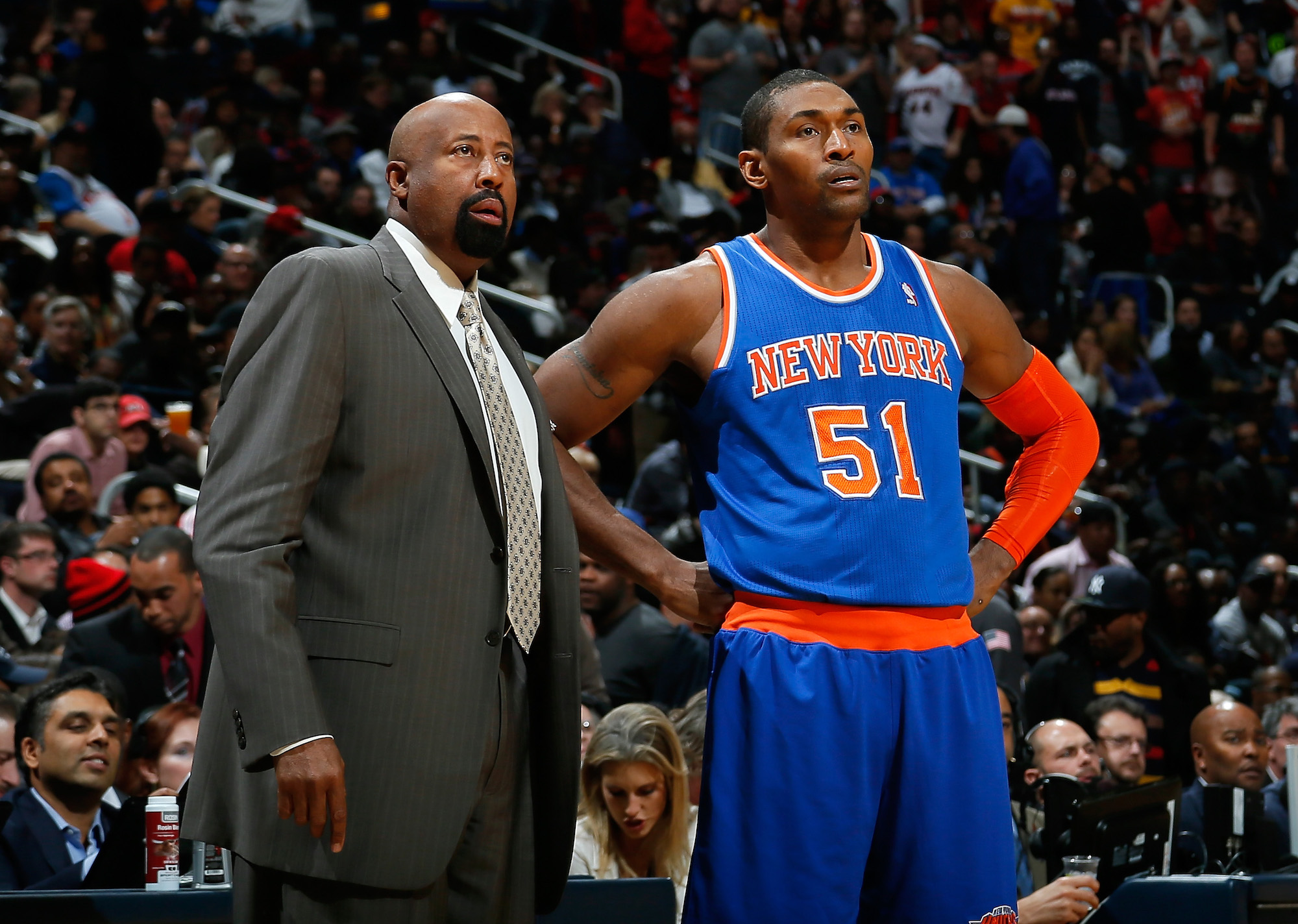 Coaching the New York Knicks would be a dream job for Metta Sandiford-Artest.