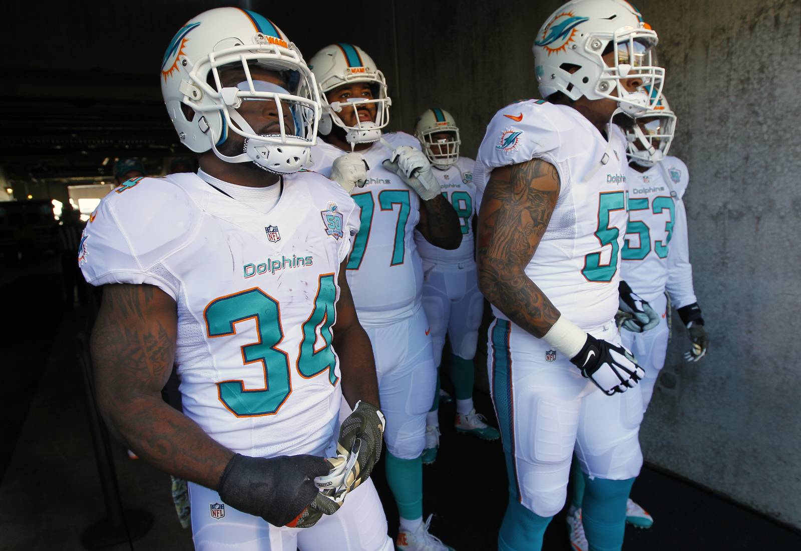 The Miami Dolphins once drafted a linebacker who was blind in one eye.