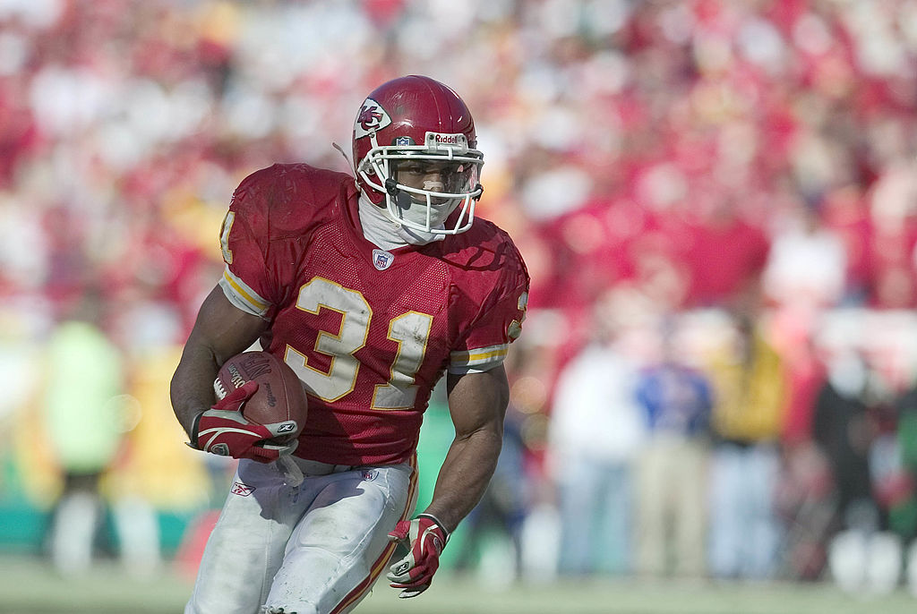 Chiefs running back Priest Holmes