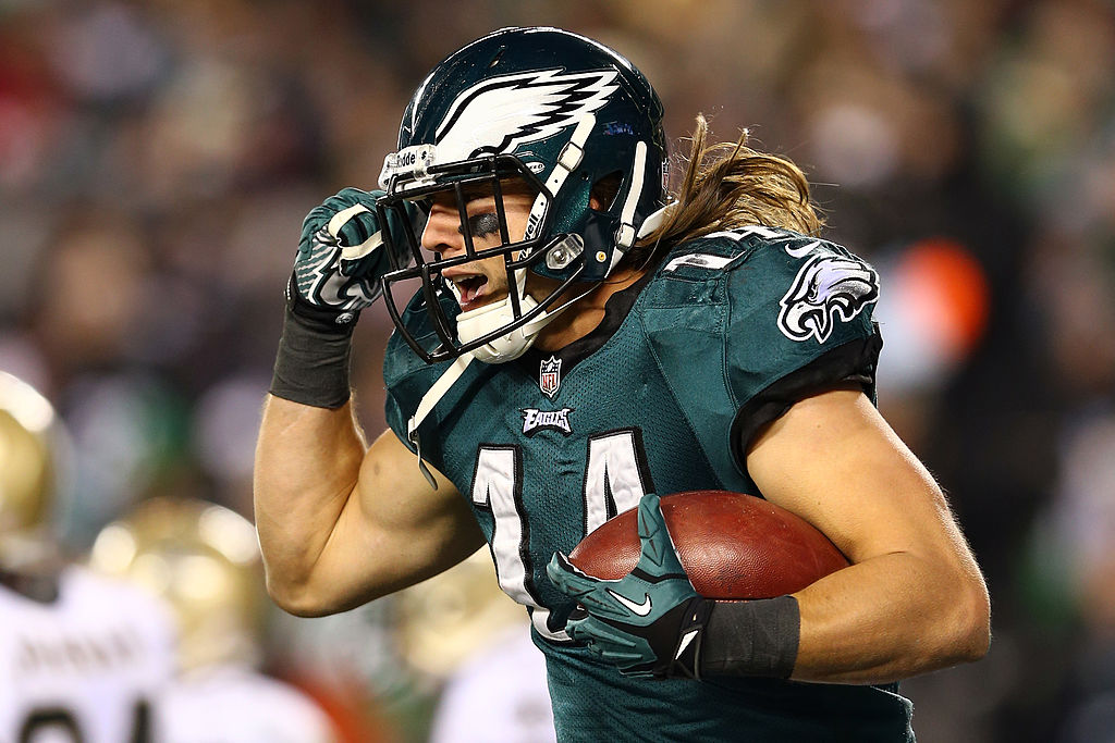 Former Philadelphia Eagles receiver Riley Cooper was caught on video using a racial slur in 2013.