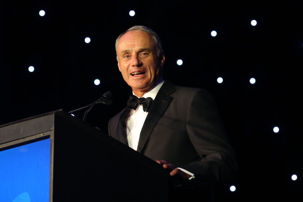 MLB commissioner Rob Manfred has far more errors than home runs in his six years on the job. 