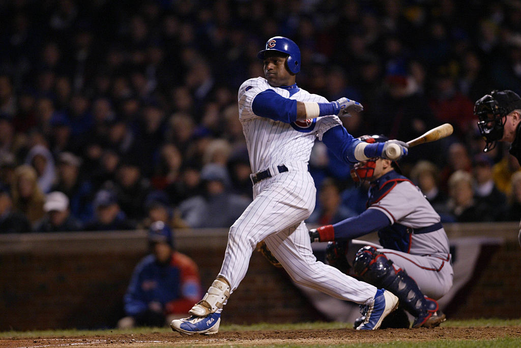 Sammy Sosa of the Chicago Cubs