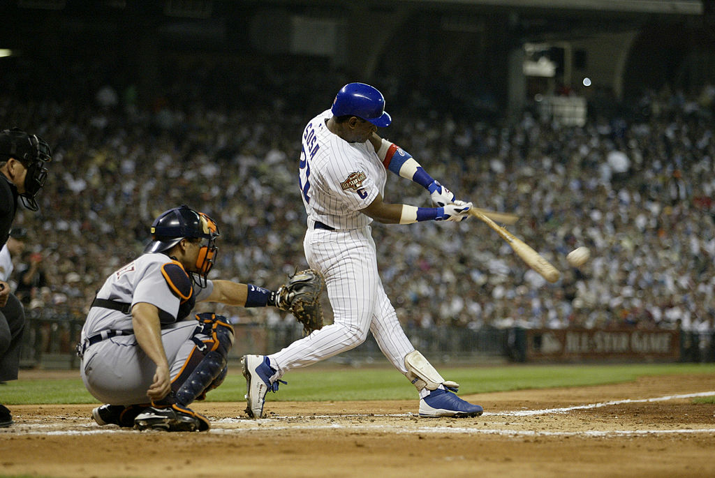 Sammy Sosa of the Chicago Cubs