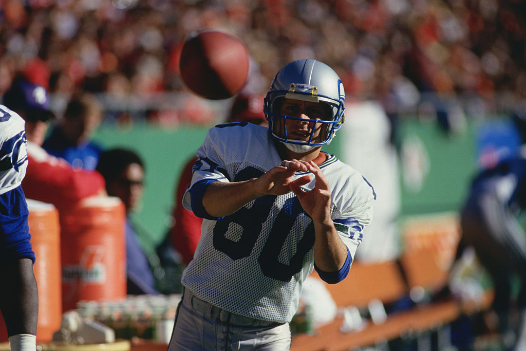 Seattle Seahawks' wide receiver Steve Largent in 1978