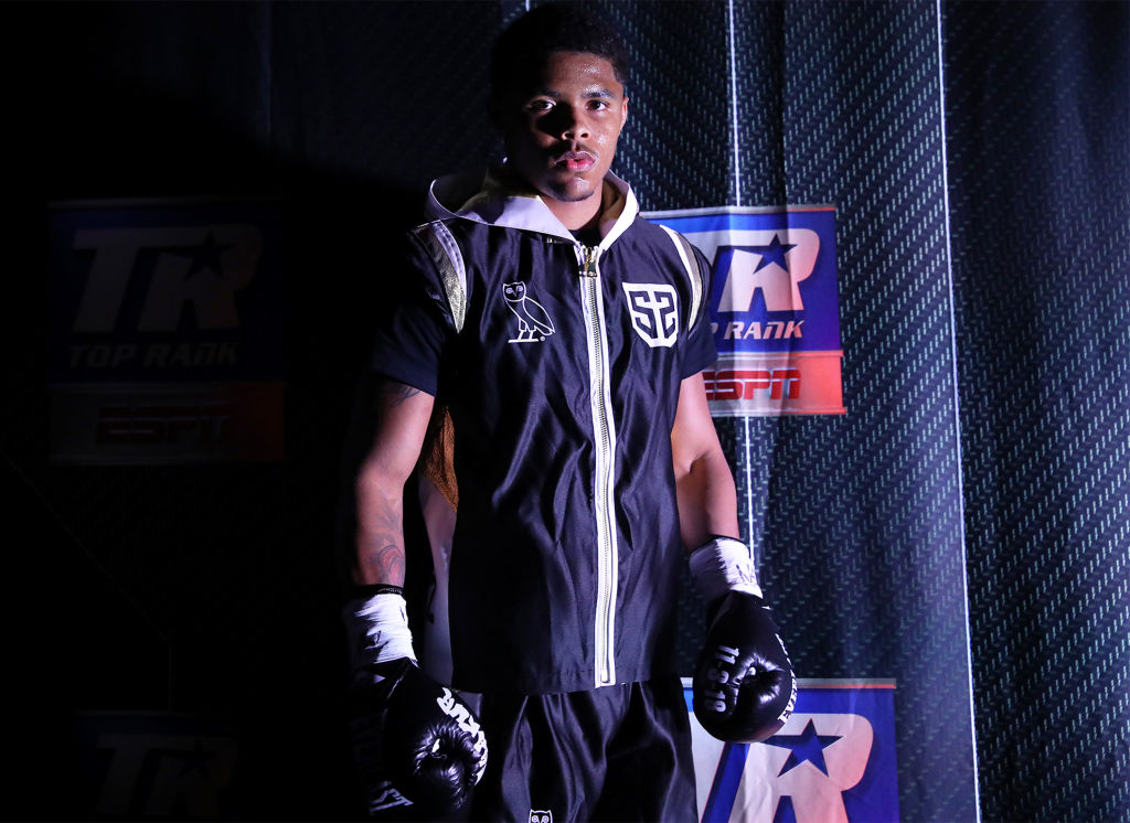 Boxer Shakur Stevenson in 2020
