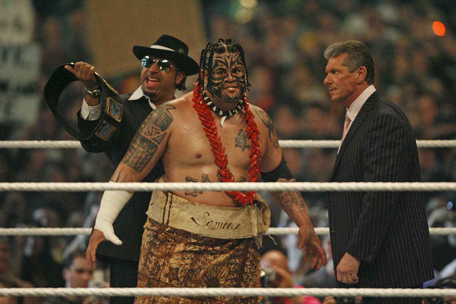 WWE superstar Umaga, who's real name was Edward Fatu, died in 2009 at the age of 36.