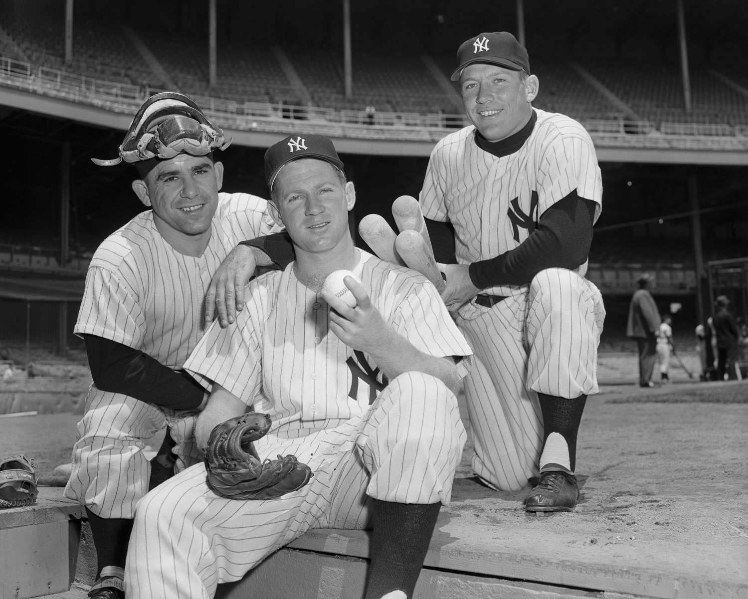 Yogi Berra; Whitey Ford, and Mickey Mantle were fixtures on some great New York Yankees teams. | Herb Scharfman/Getty Images