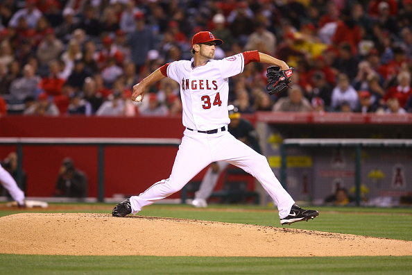 Nick Adenhart pitching