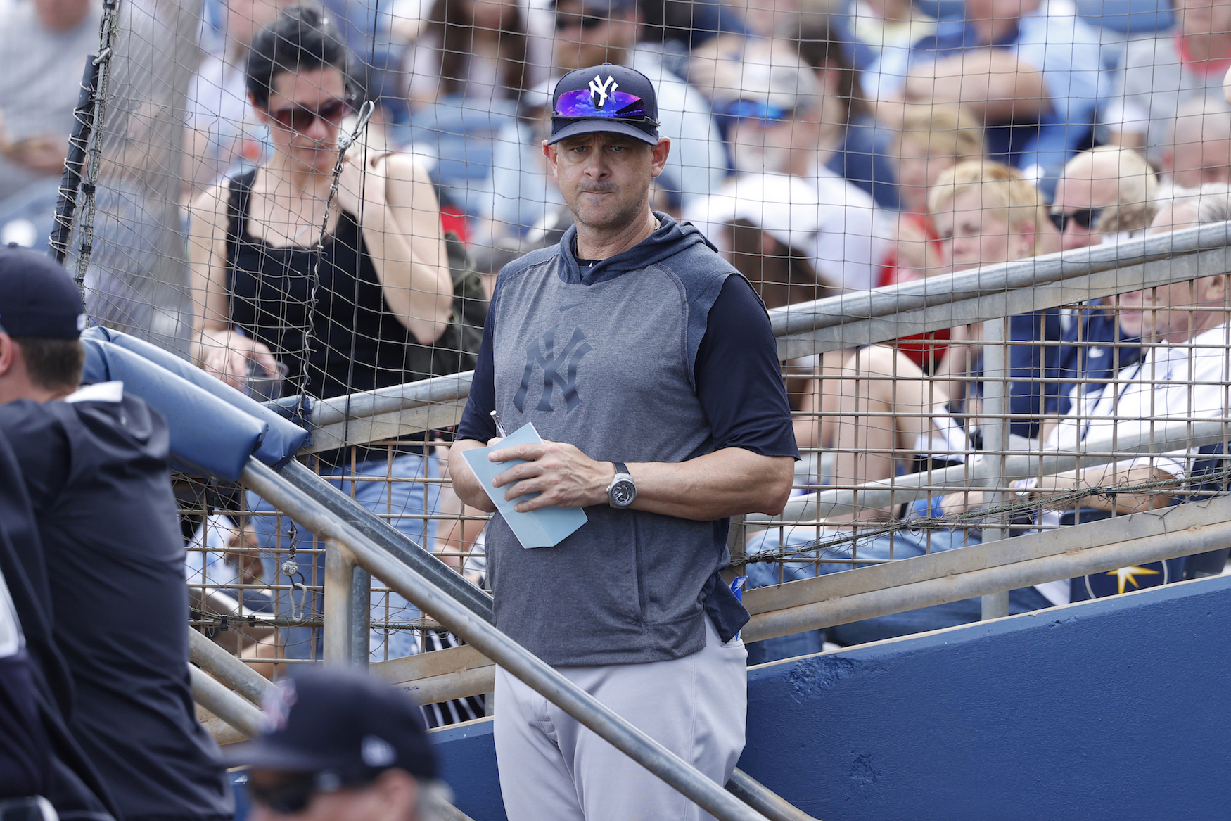 Aaron Boone makes a little over $1 million per season in salary as the manager of the New York Yankees.