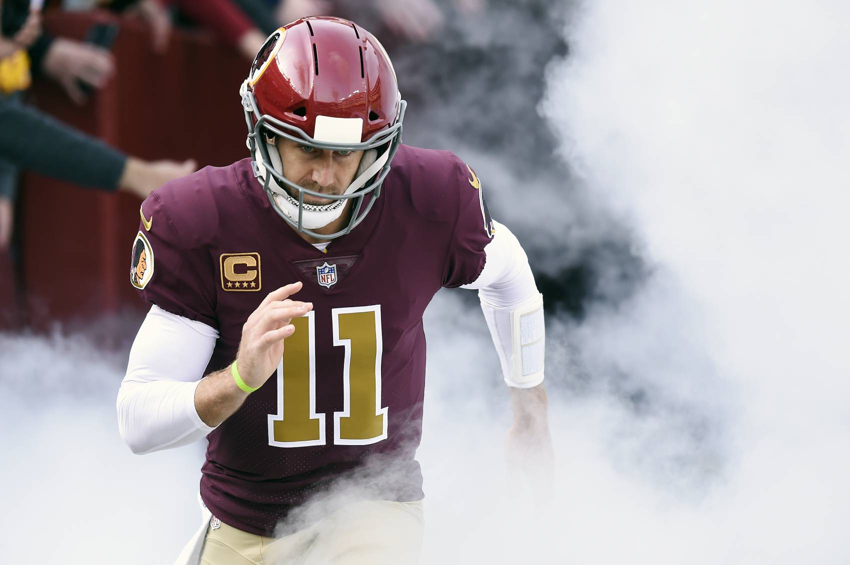 Longtime NFL quarterback Alex Smith last played for the Washington Redskins in 2018.