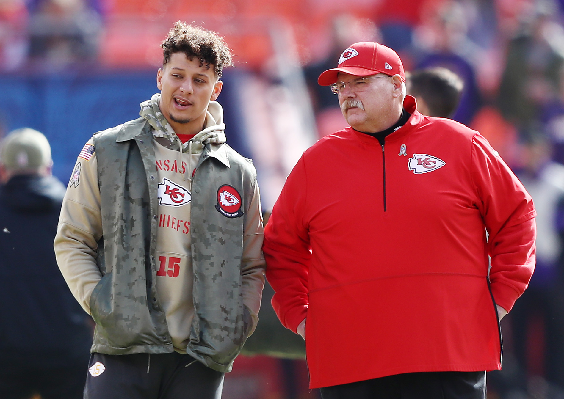 Andy Reid is ready to spend the next decade working with Patrick Mahomes.
