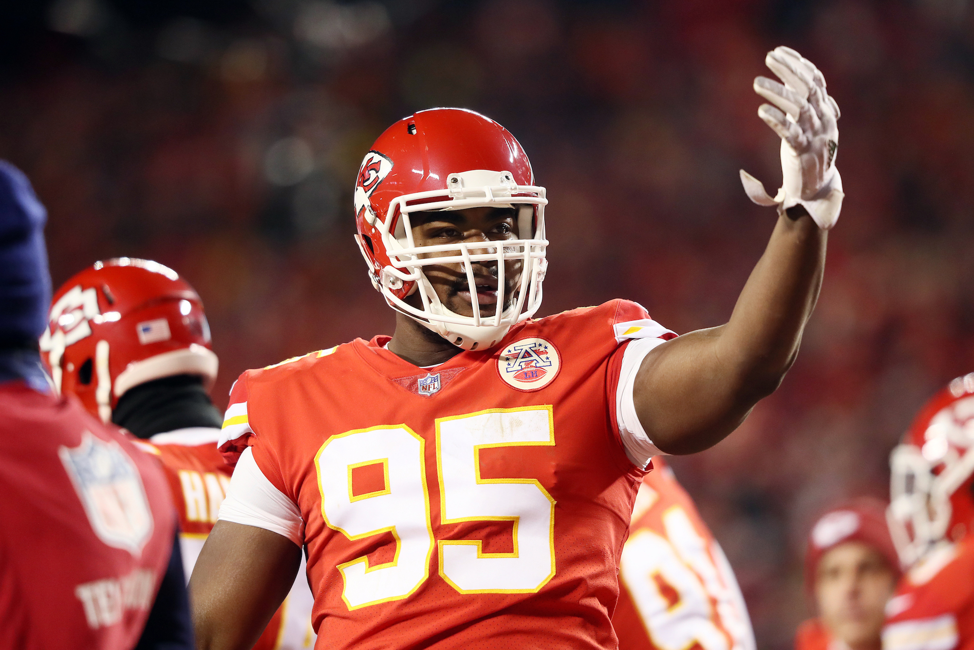 Chiefs tackle Chris Jones is chasing a Hall of Fame jacket, not a big paycheck.