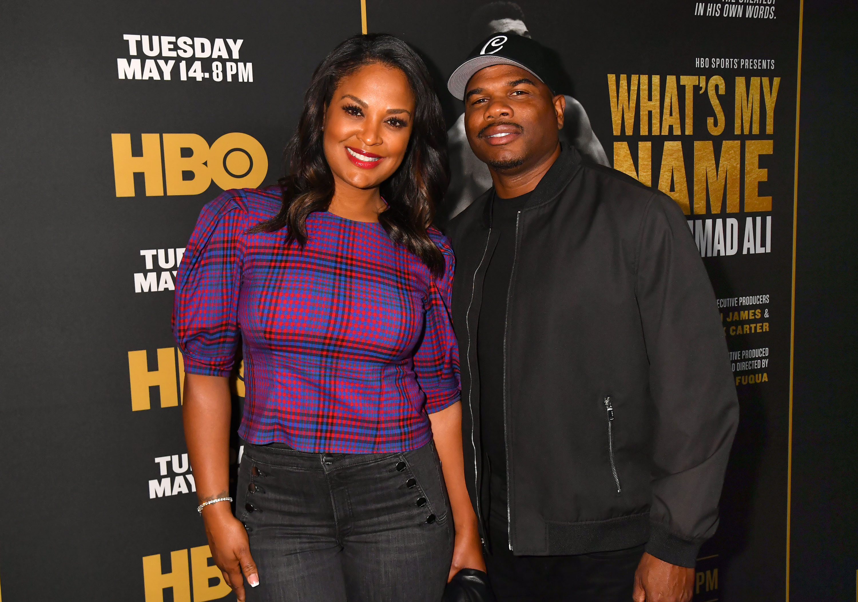 Laila Ali and Curtis Conway