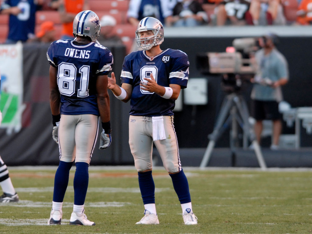 Terrell Owens Once Tearfully Defended Tony Romo; Now He Throws Shade at the Former QB