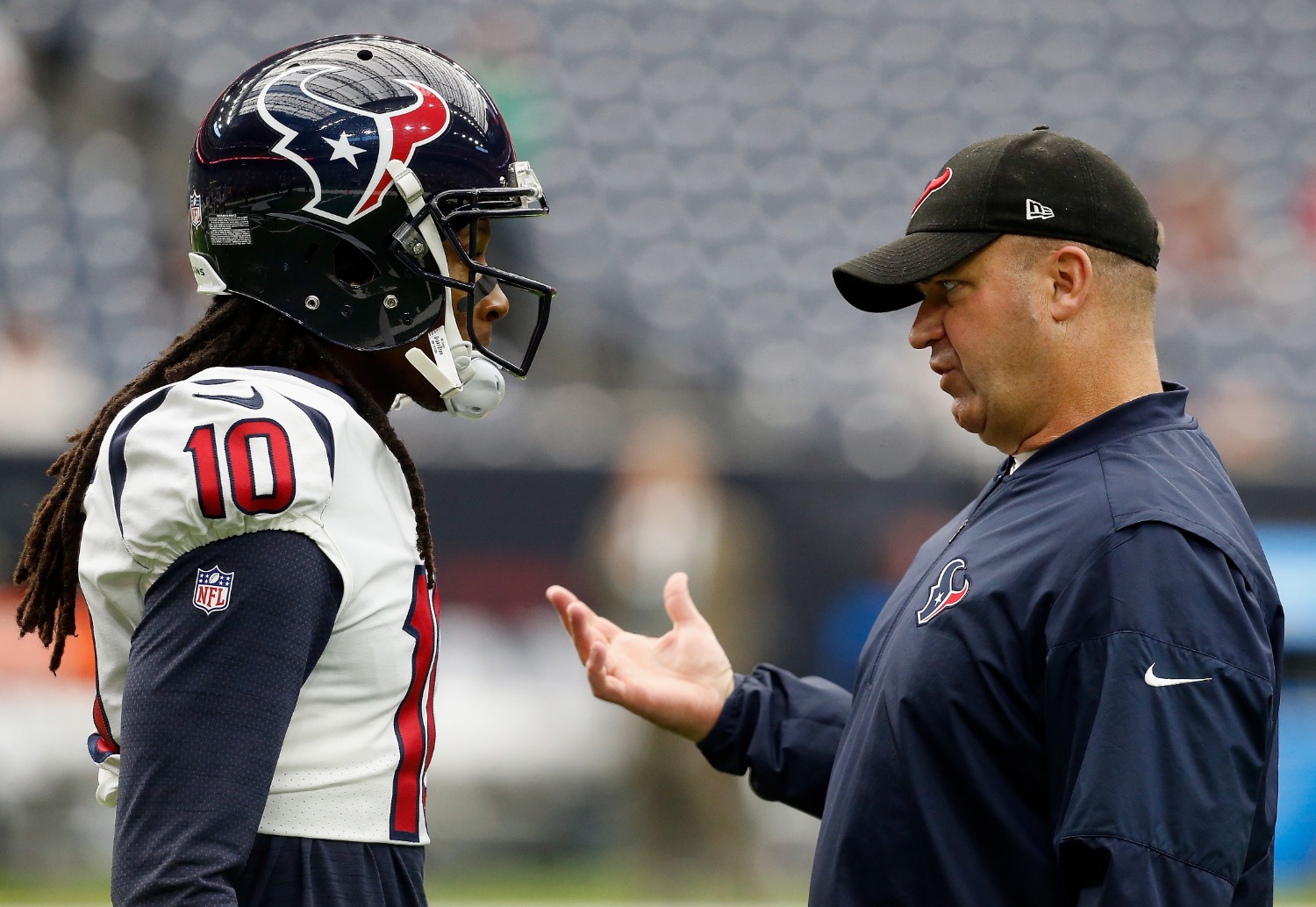 DeAndre Hopkins threw serious shade at Texans coach Bill O'Brien in a tweet praising Patrick Mahomes and his well-deserved contract.