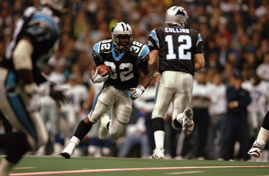 Fred Lane quickly emerged as a solid running back for the Panthers. 