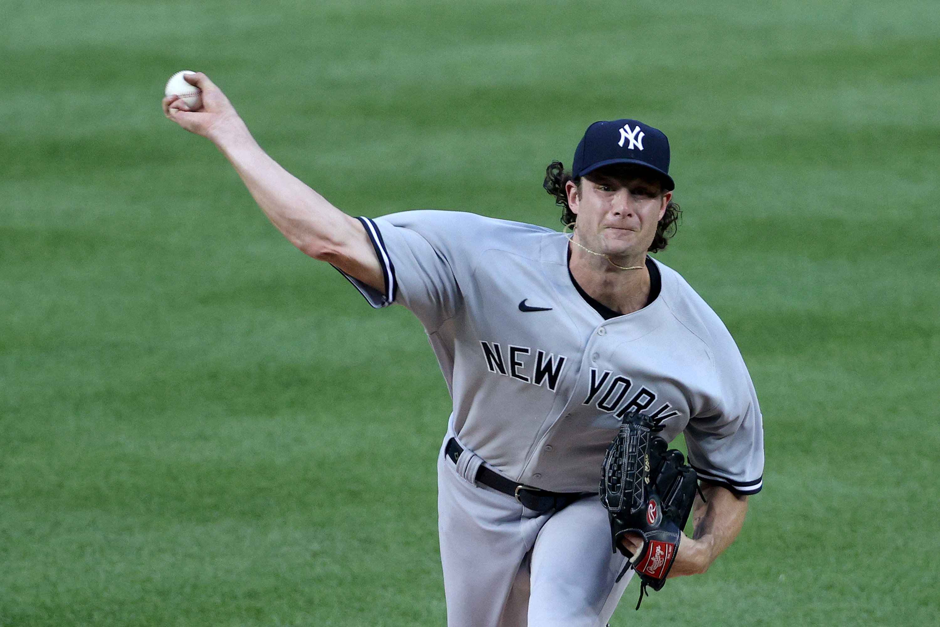 New York Yankees right-hander Gerrit Cole earned the win in his first start with the team.