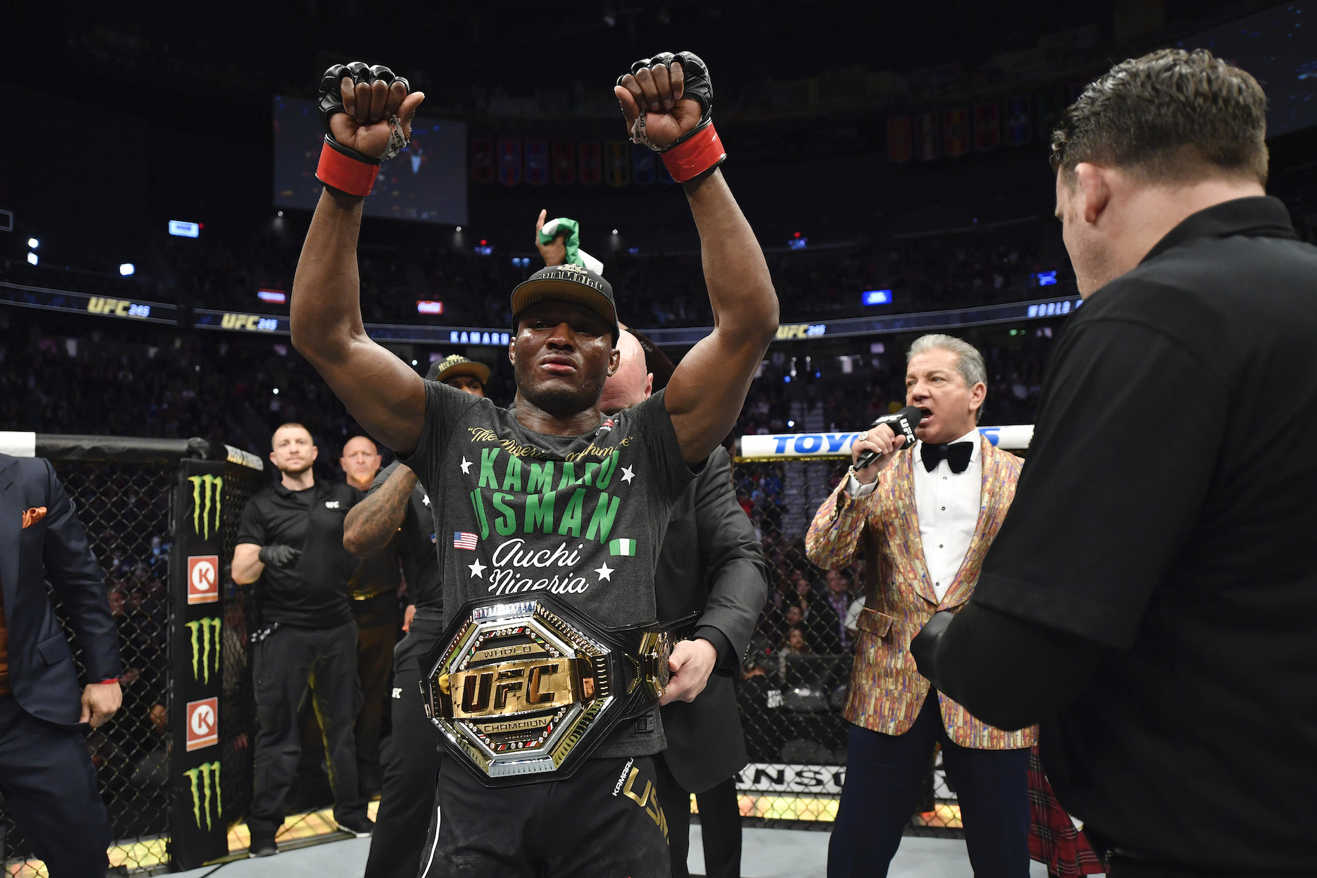Kamaru Usman's path to glory was an unlikely one, but he battled adversity in Nigeria and escaped alive to become a UFC champion.