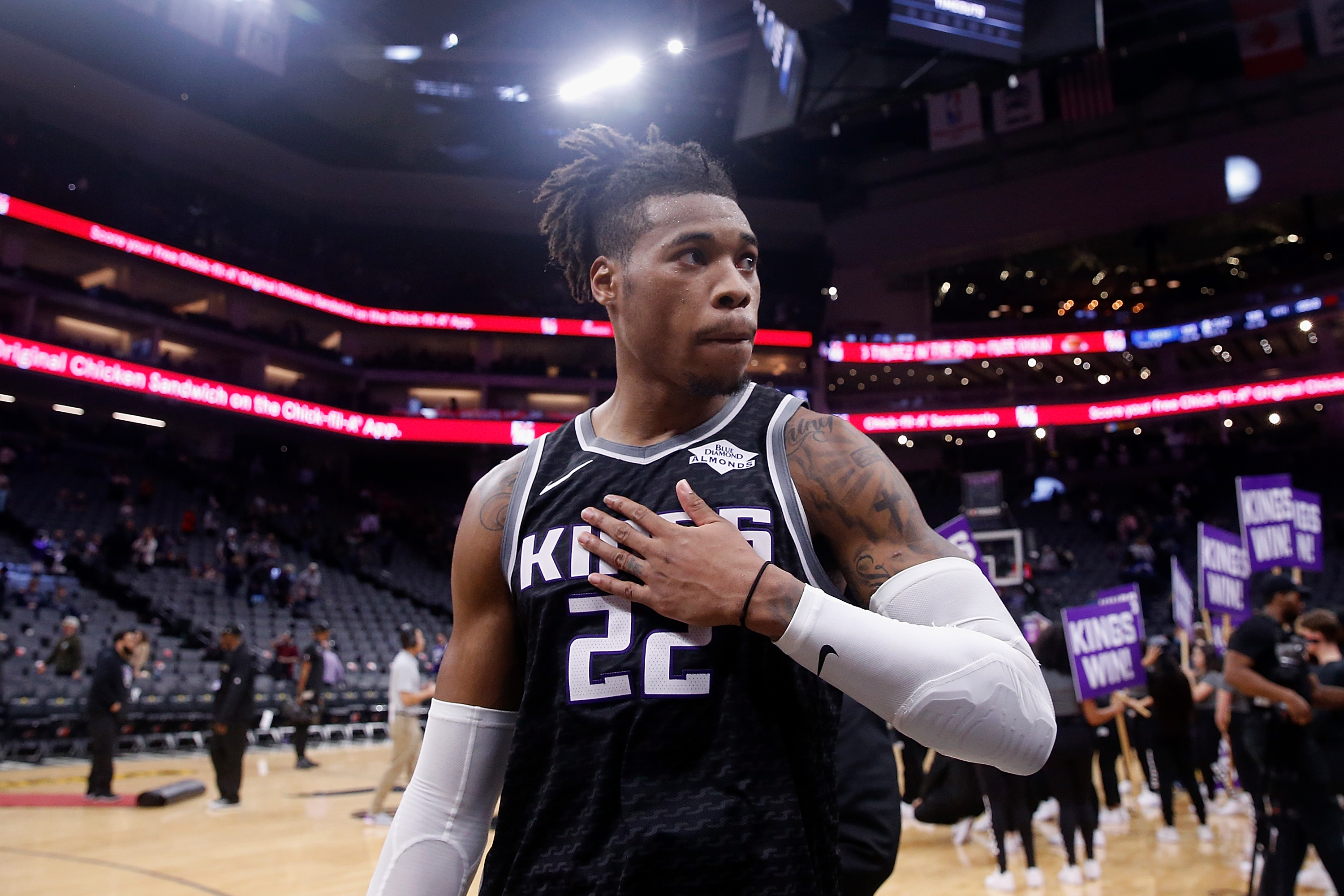 Sacramento Kings center Richaun Holmes violated NBA bubble rules to order delivery, and it cost him much more than the price of his dinner.