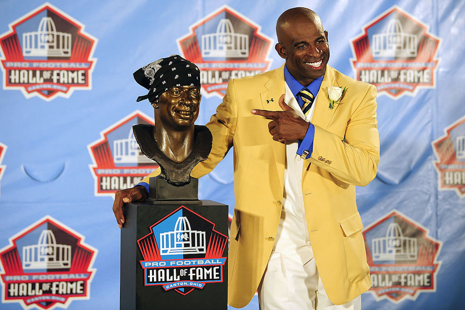 Deion Sanders was inducted into the Pro Football Hall of Fame in 2011, but he didn't receive the news from anyone involved in the NFL.