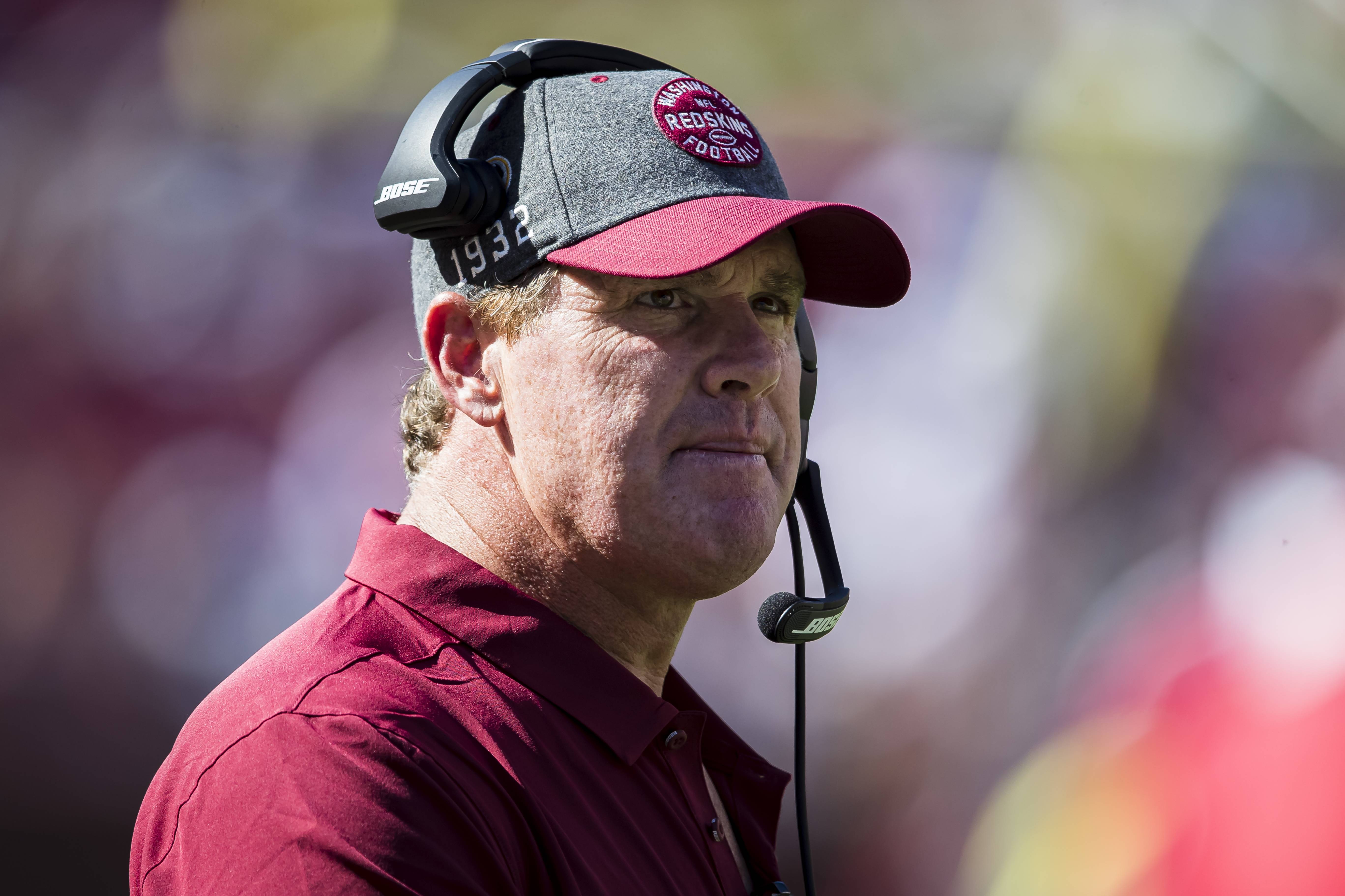 Jay Gruden coached the Washington Redskins from 2014-19. 