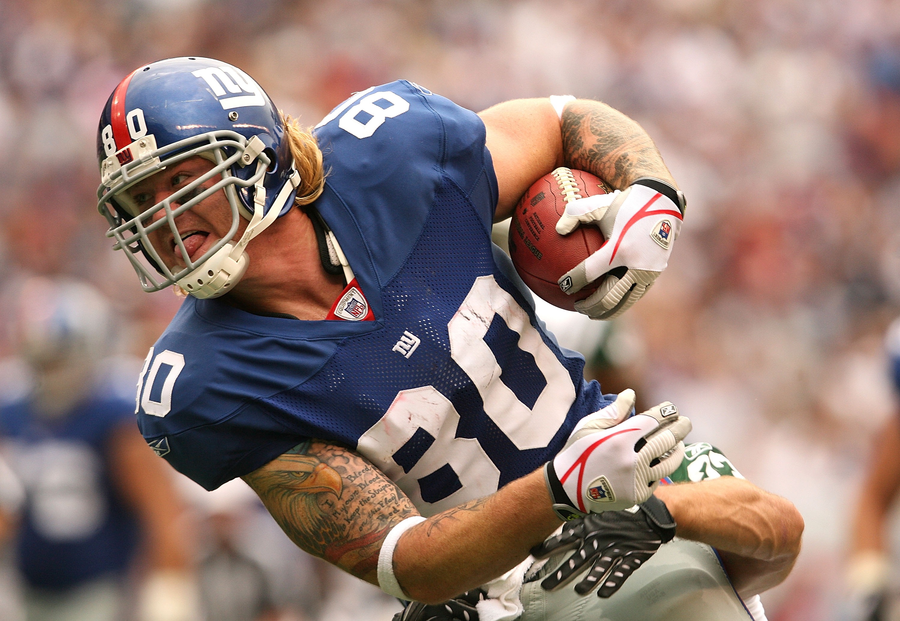 Former New York Giants star Jeremy Shockey was one of the league's most productive tight ends in his prime.