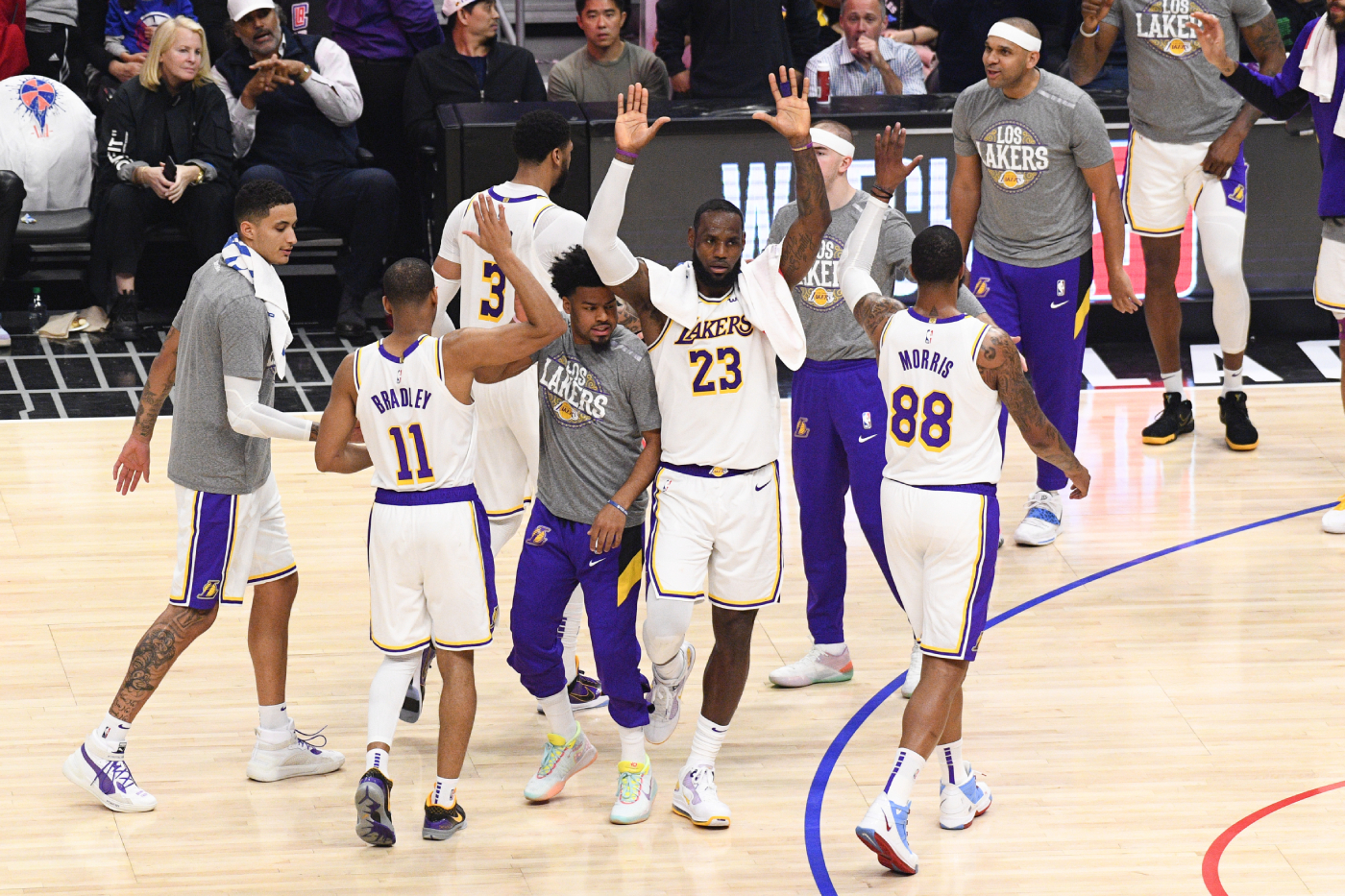 While the Los Angeles Lakers prepare to resume their season, one Lakers player not named LeBron James or Anthony Davis is dominating.