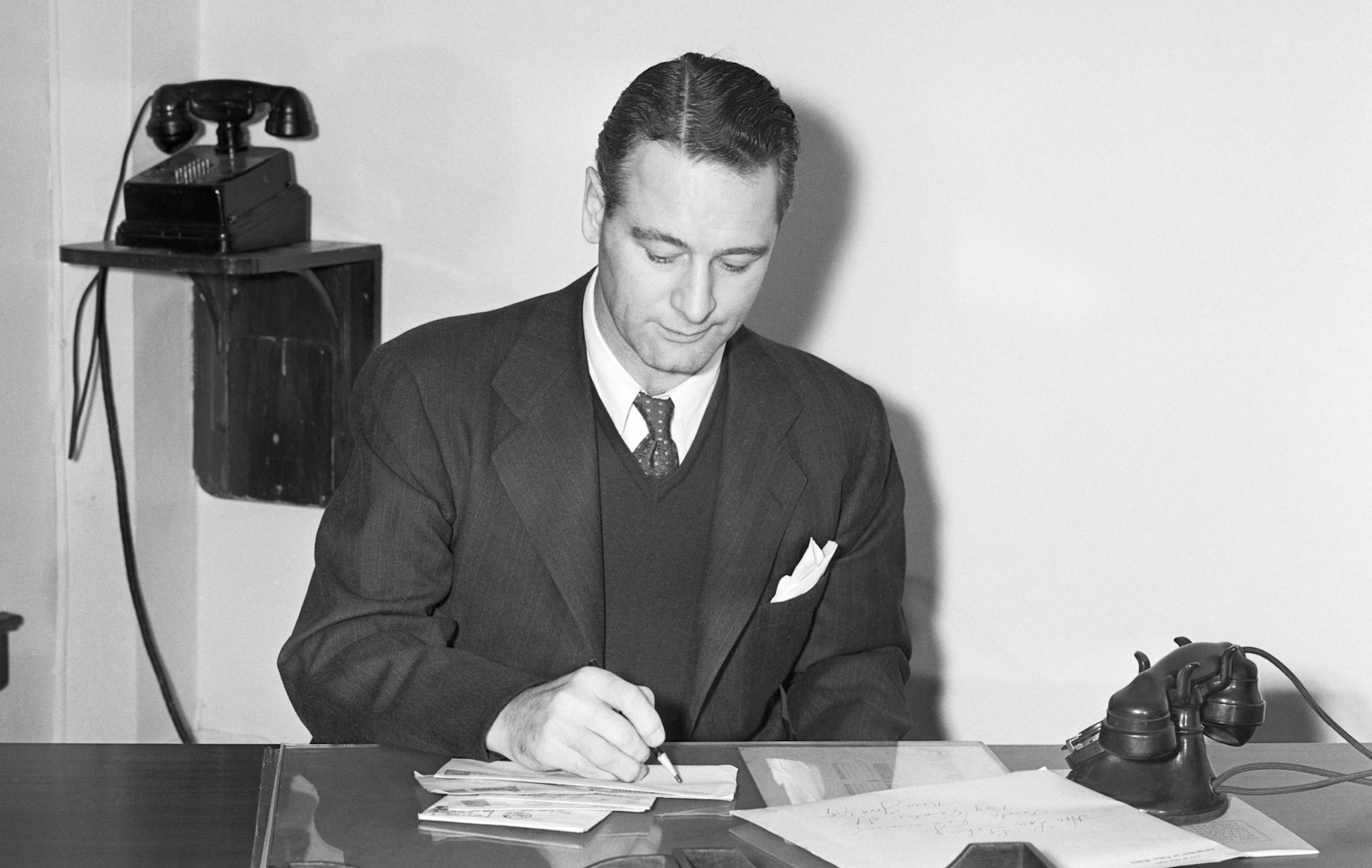 After leaving the New York Yankees, Lou Gehrig took a job with the City of New York.
