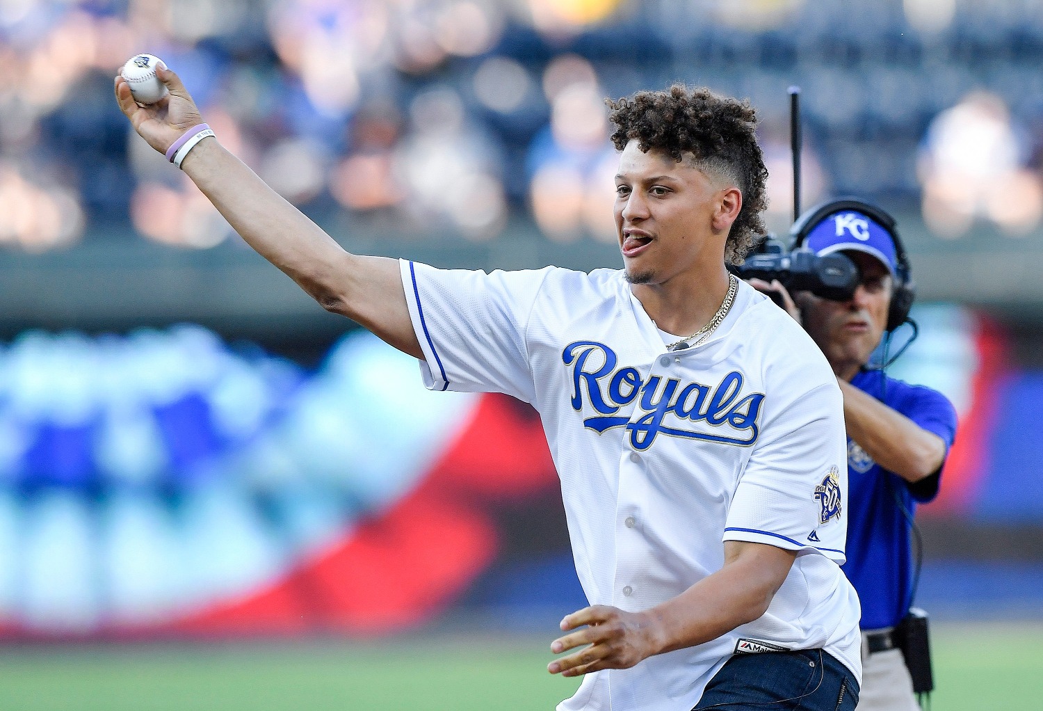 Patrick Mahomes just made history again thanks to the Kansas City Royals.