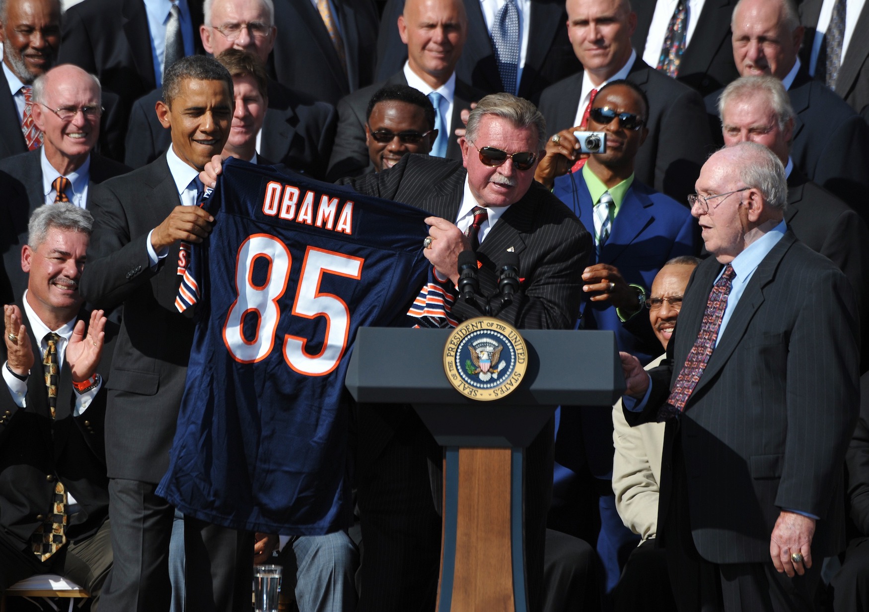 Mike Ditka could have run against Barack Obama in 2004, but decided against it.