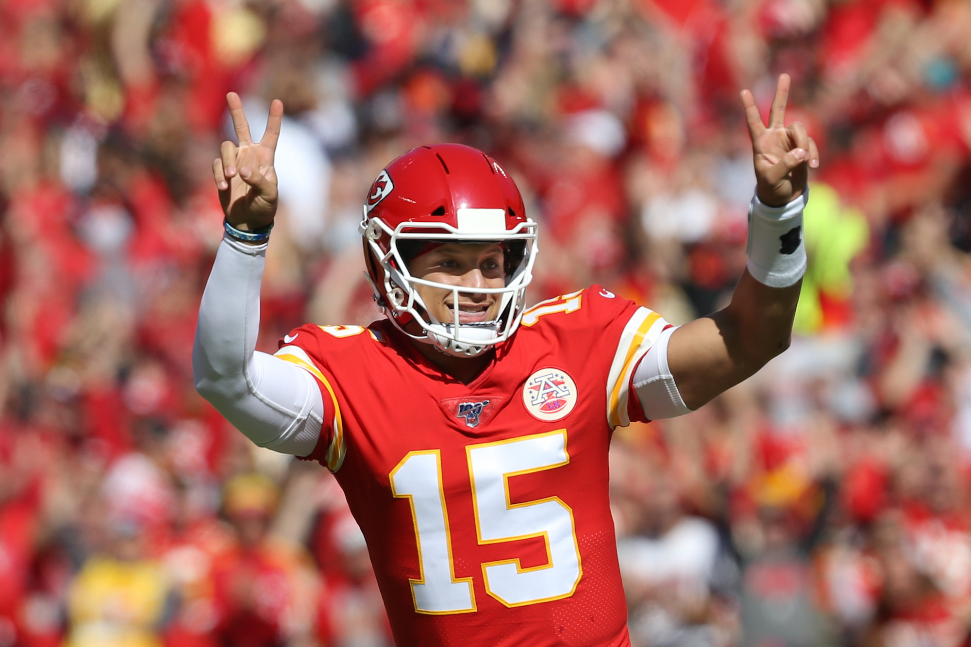 What are the 'guarantee mechanisms' that are included in Patrick Mahomes' new contract?