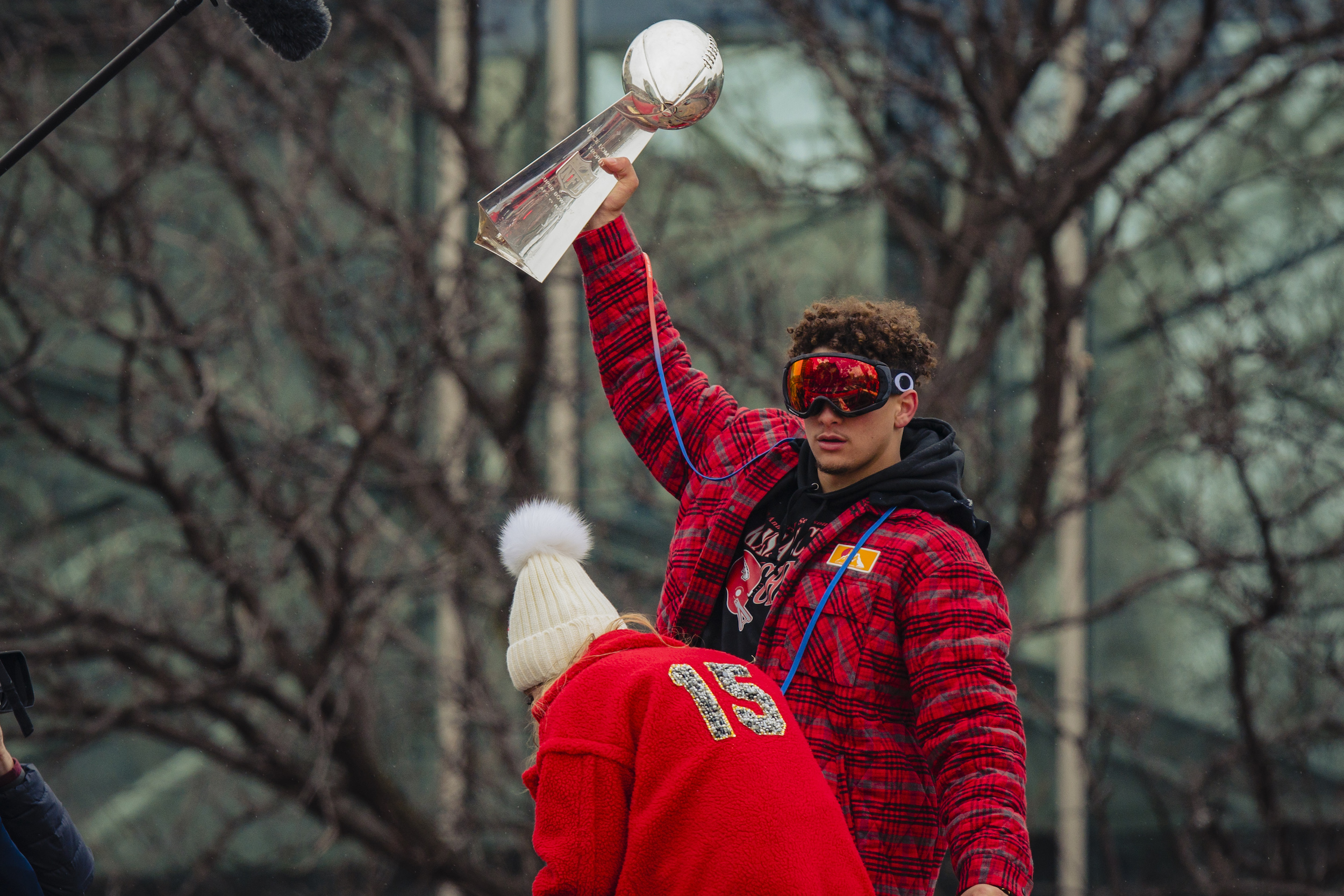 Kansas City Chiefs quarterback Patrick Mahomes is a force both on the football field and the beer pong table.