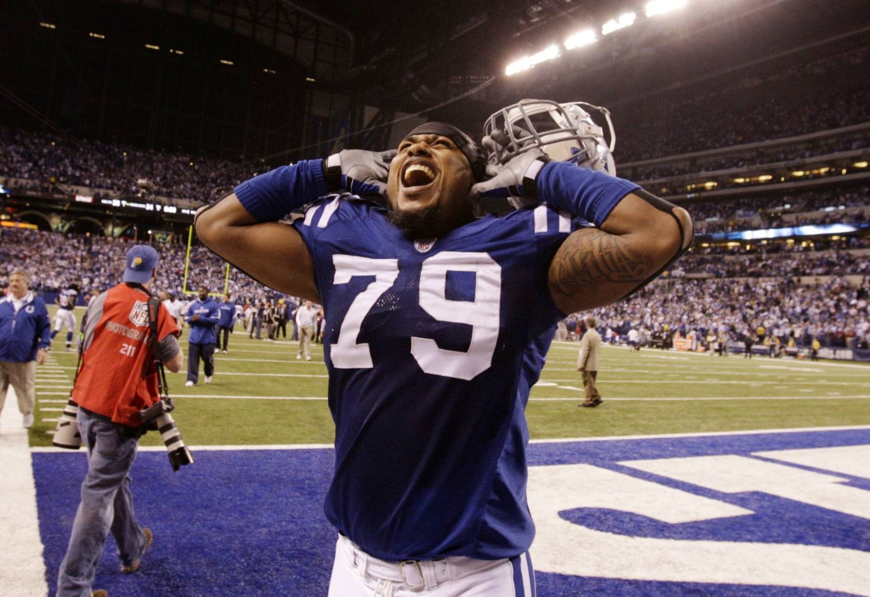 Raheem Brock won a Super Bowl with the Indianapolis Colts in 2007.